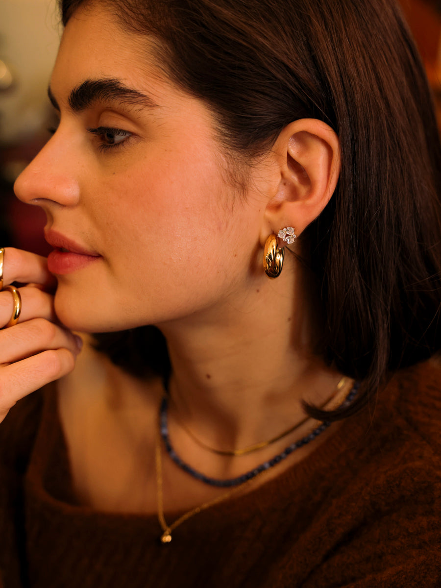 Gleaming Harmony Earrings