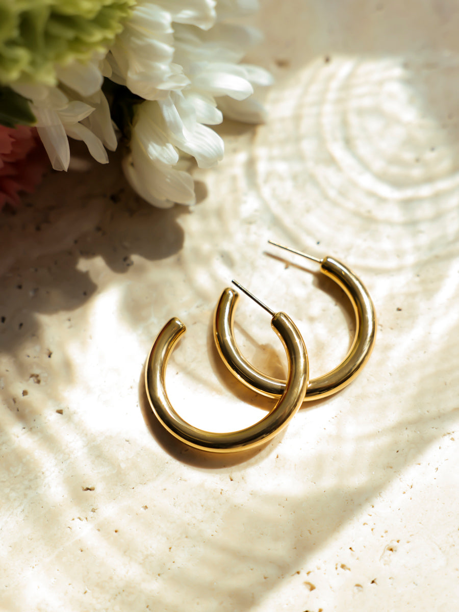 Modern Hoop Small Ohrringe