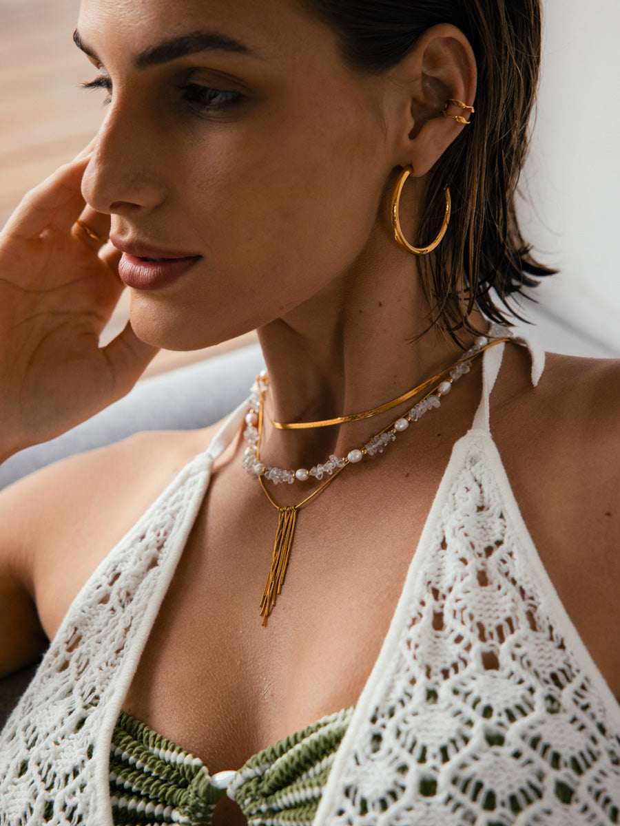 Modern Hoop Earrings