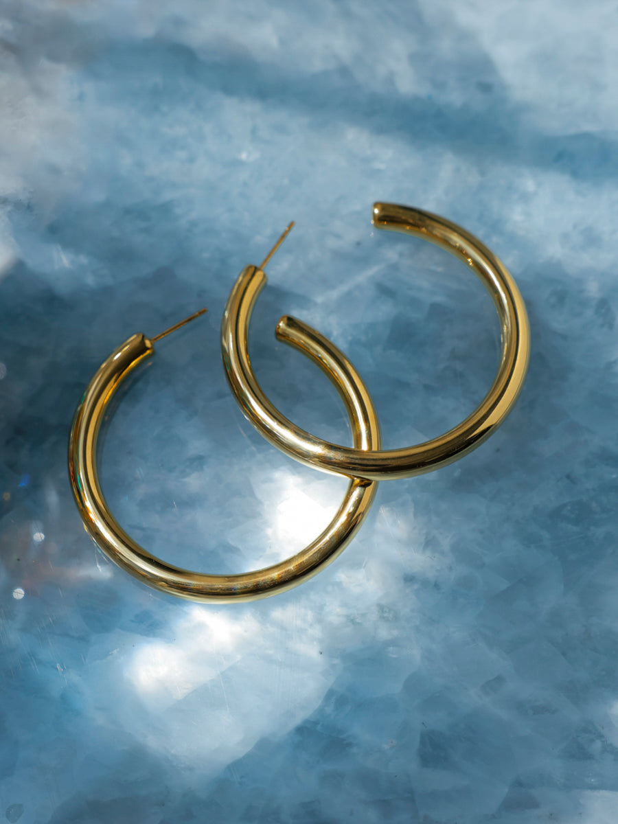Modern Hoop Large Ohrringe