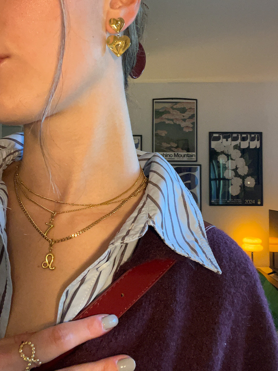 Double Heart Earrings