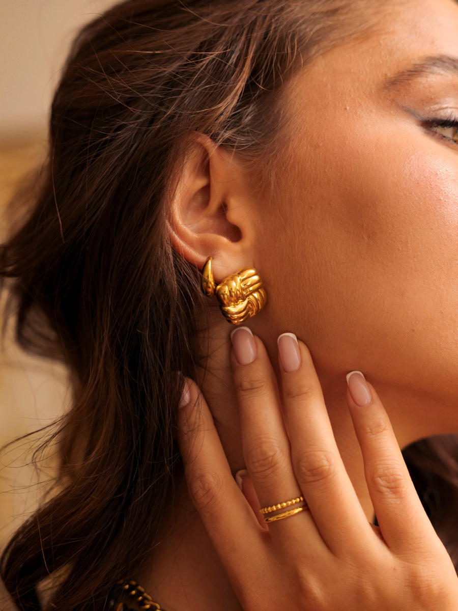 Glamour Texture Ohrringe