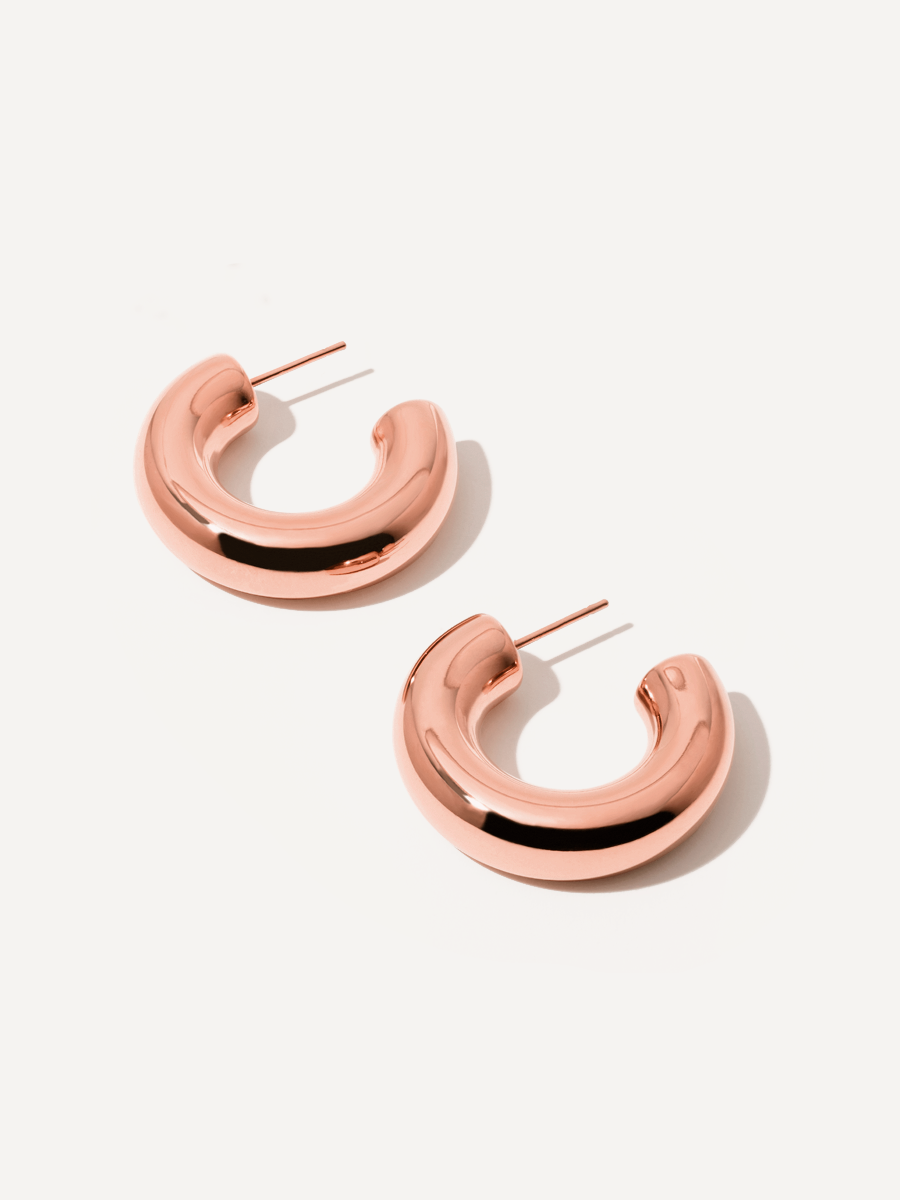 Elegant Arc Medium Earrings