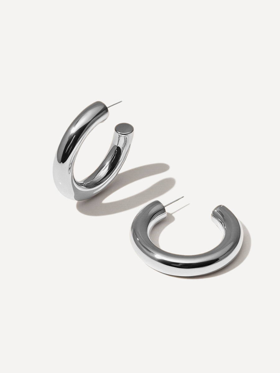 Elegant Arc Large Earrings