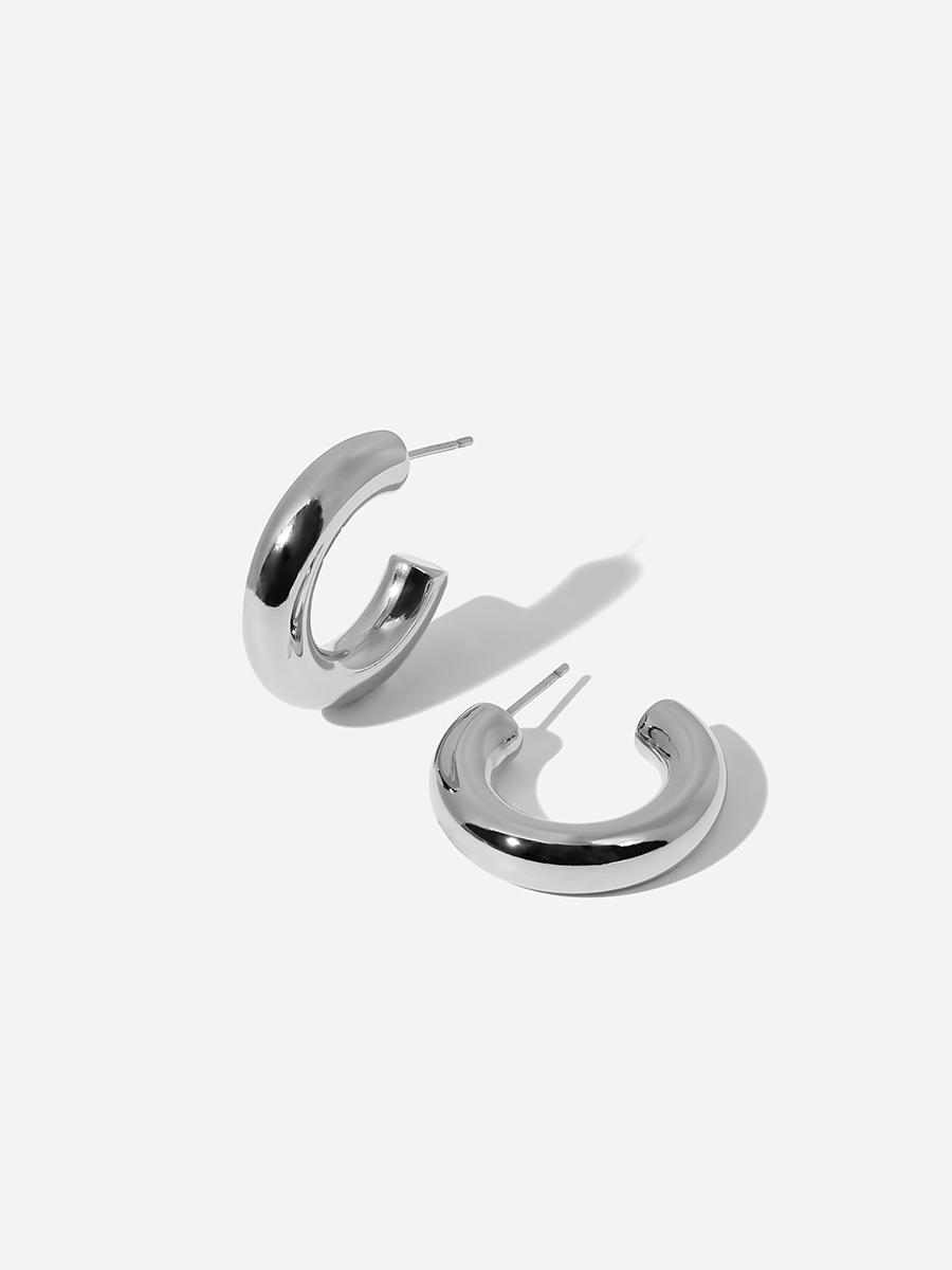 Elegant Arc Small Earrings