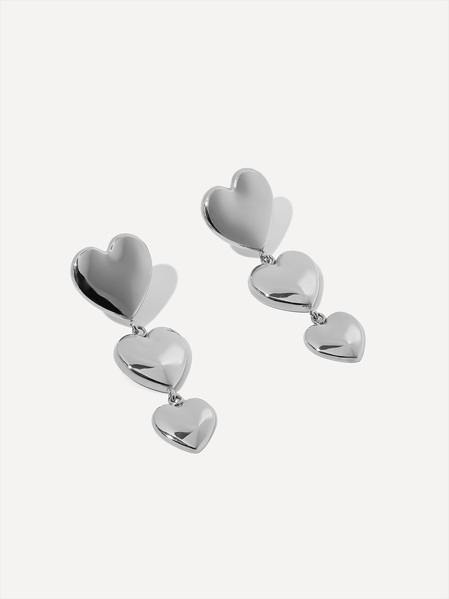 Modern Heart Ohrringe