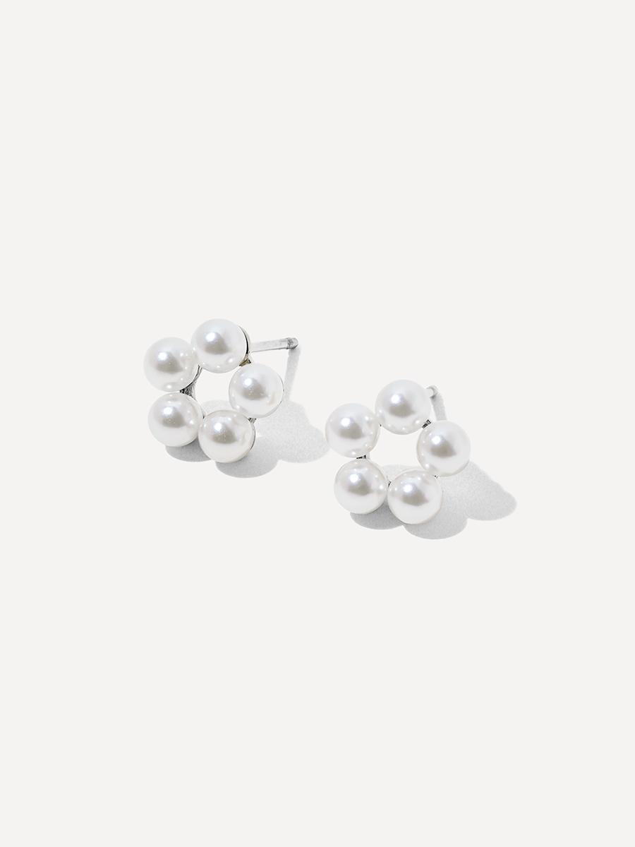 Floral Pearl Ohrringe