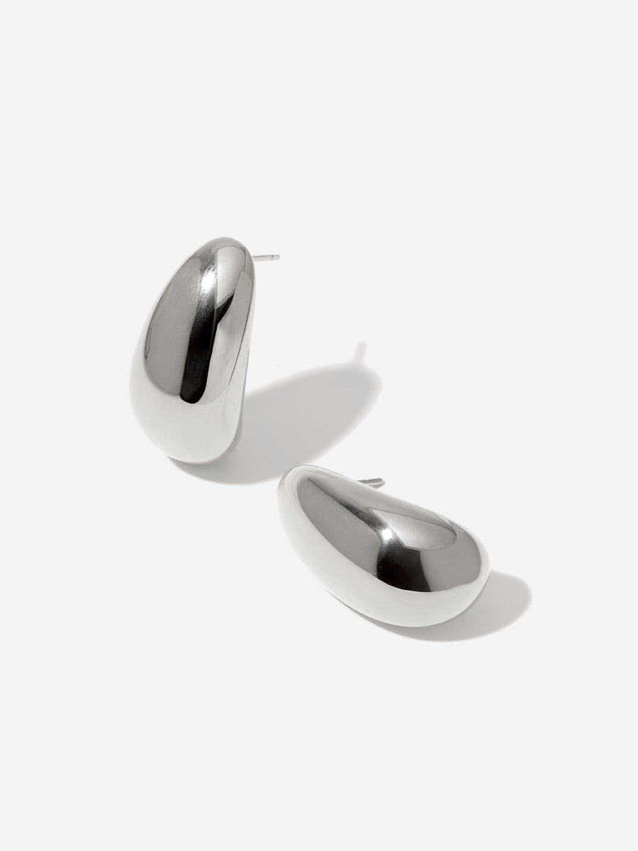 Mirrored Teardrop Earrings