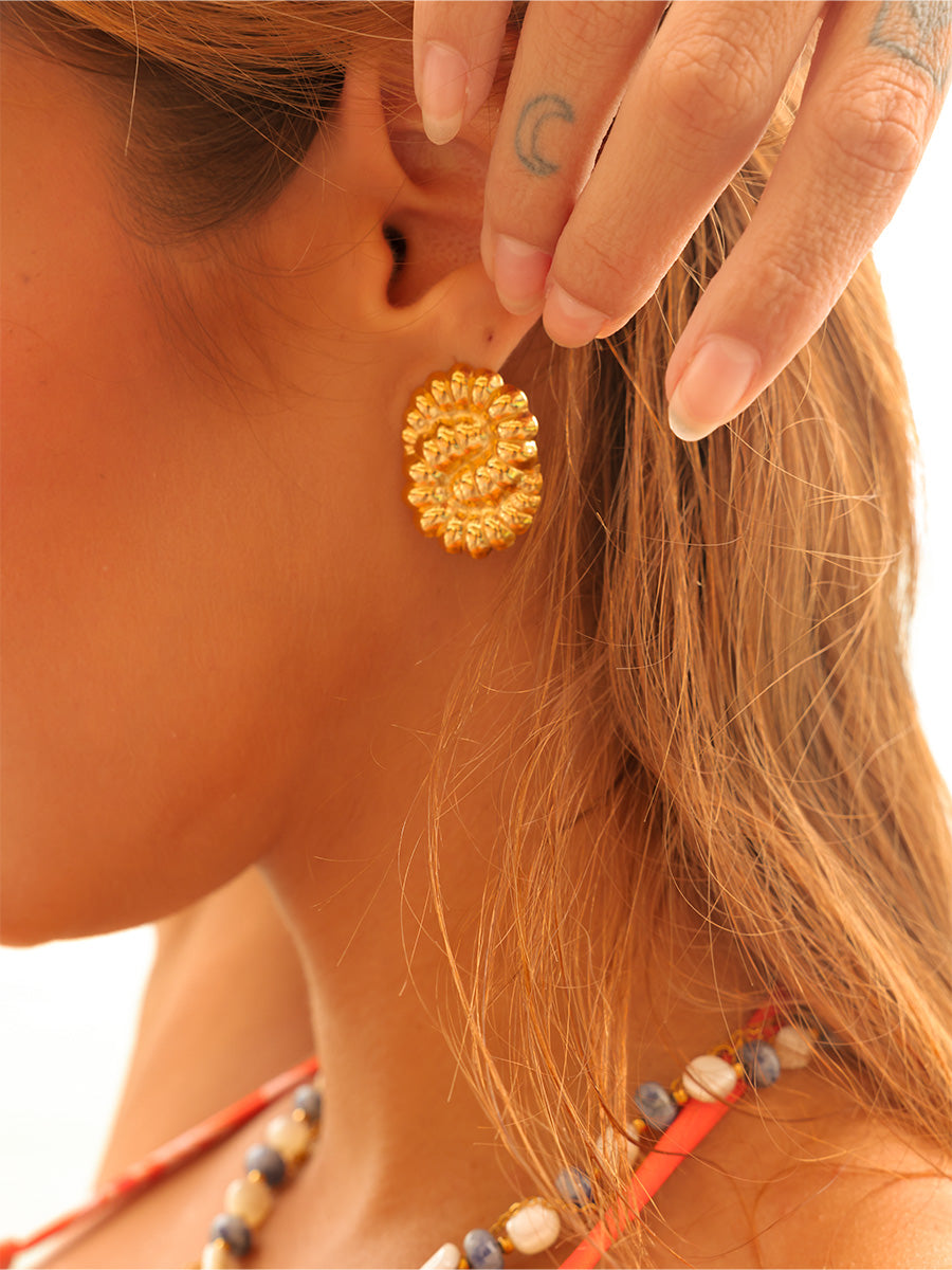 Twisted Seashell Earrings