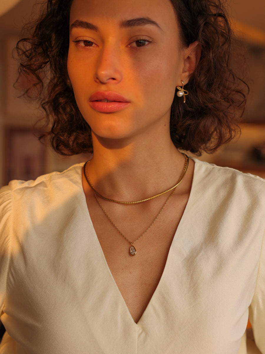 Pearl Click Ohrringe