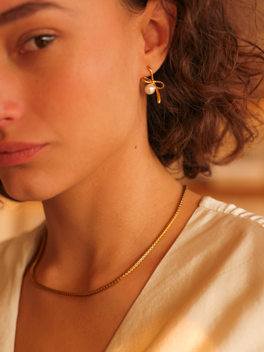 Pearl Click Ohrringe