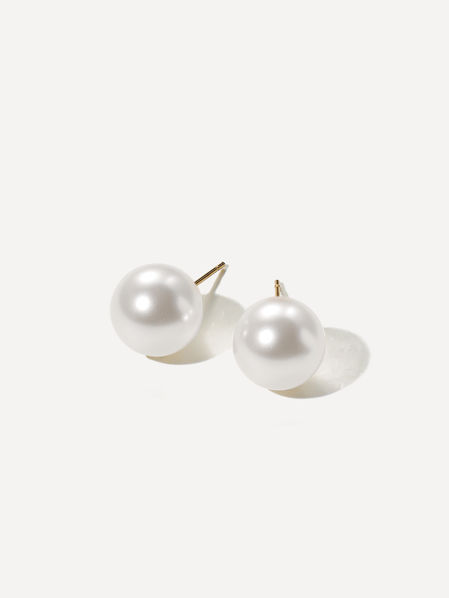 Serene Pearl White Ohrringe ICRUSH