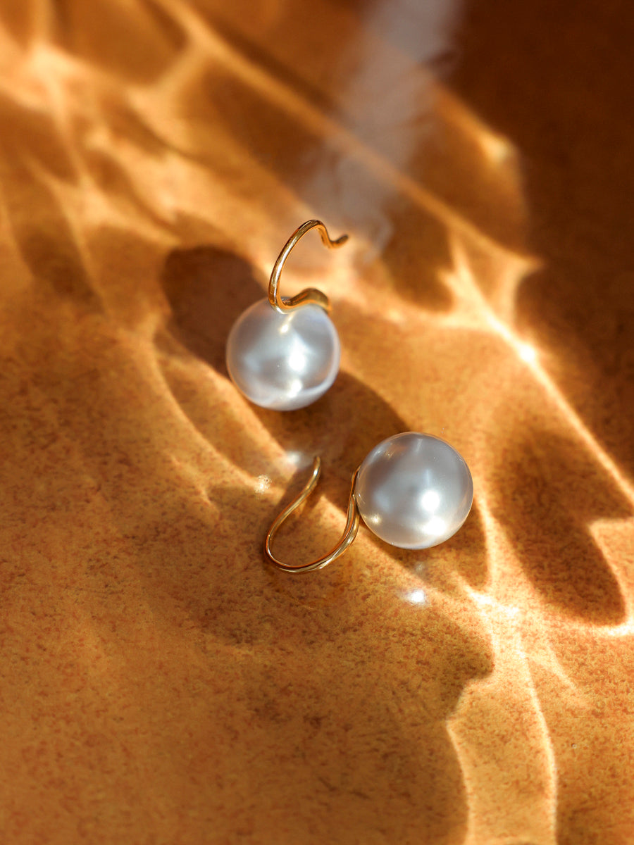 Sway Pearl Grey Ohrringe