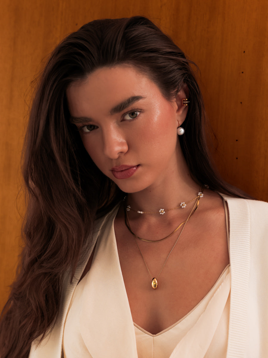 Sway Pearl Grey Ohrringe