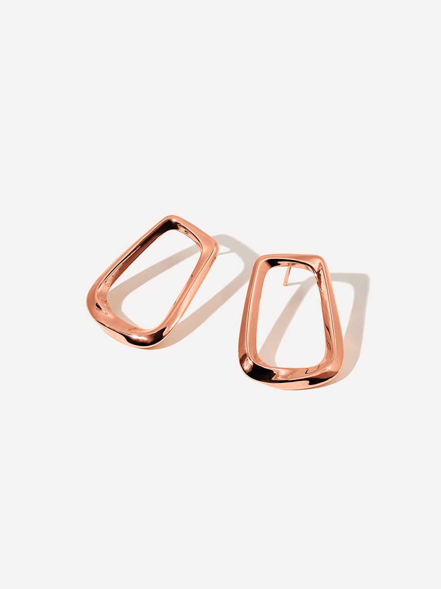 Unique Geometric Ohrringe