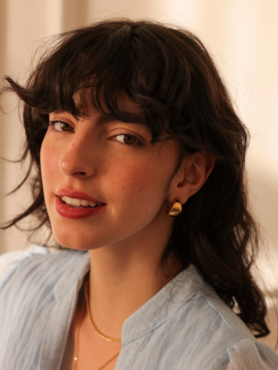 Crescent Hoop Ohrringe