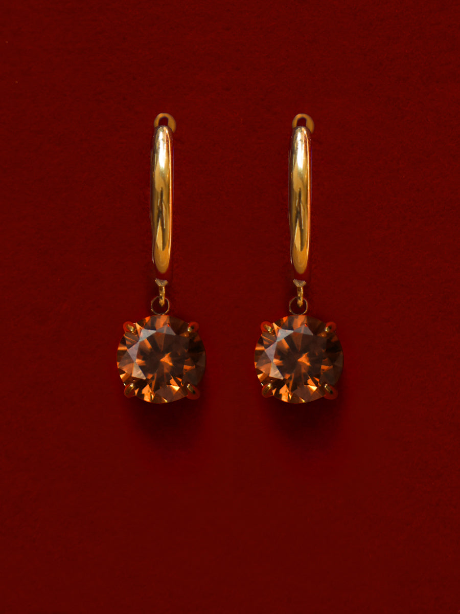 Crystal Delight Coffee Ohrringe