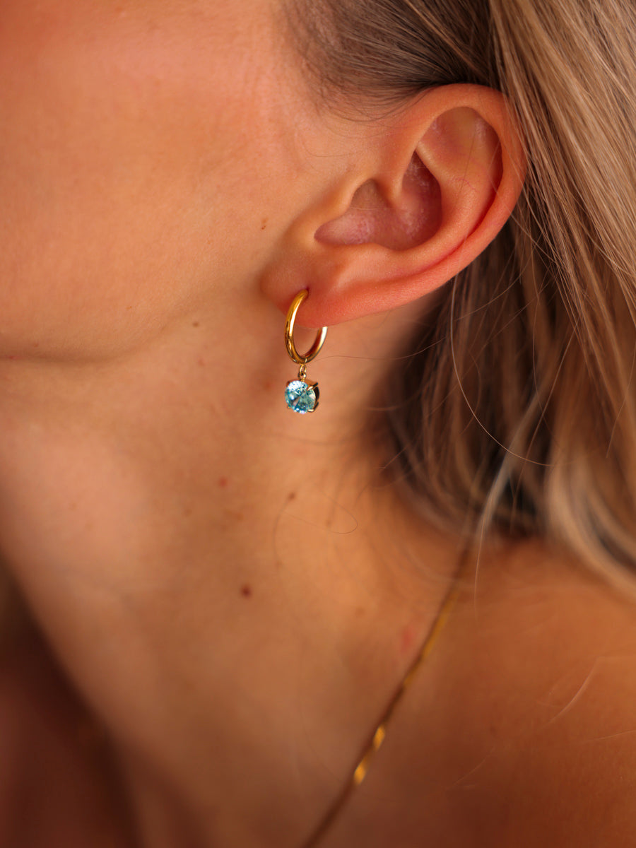 Crystal Delight Light Blue Ohrringe