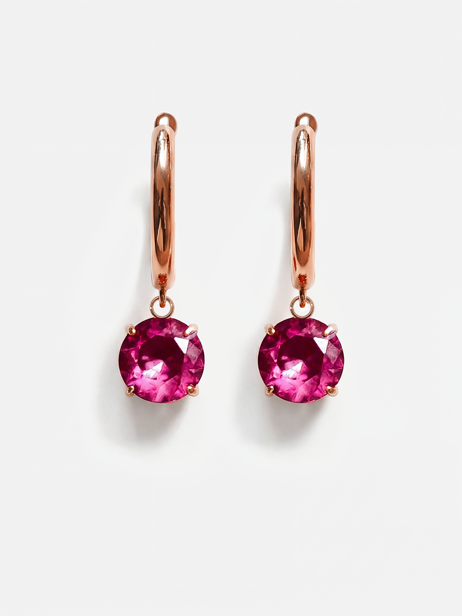 Crystal Delight Ruby Ohrringe