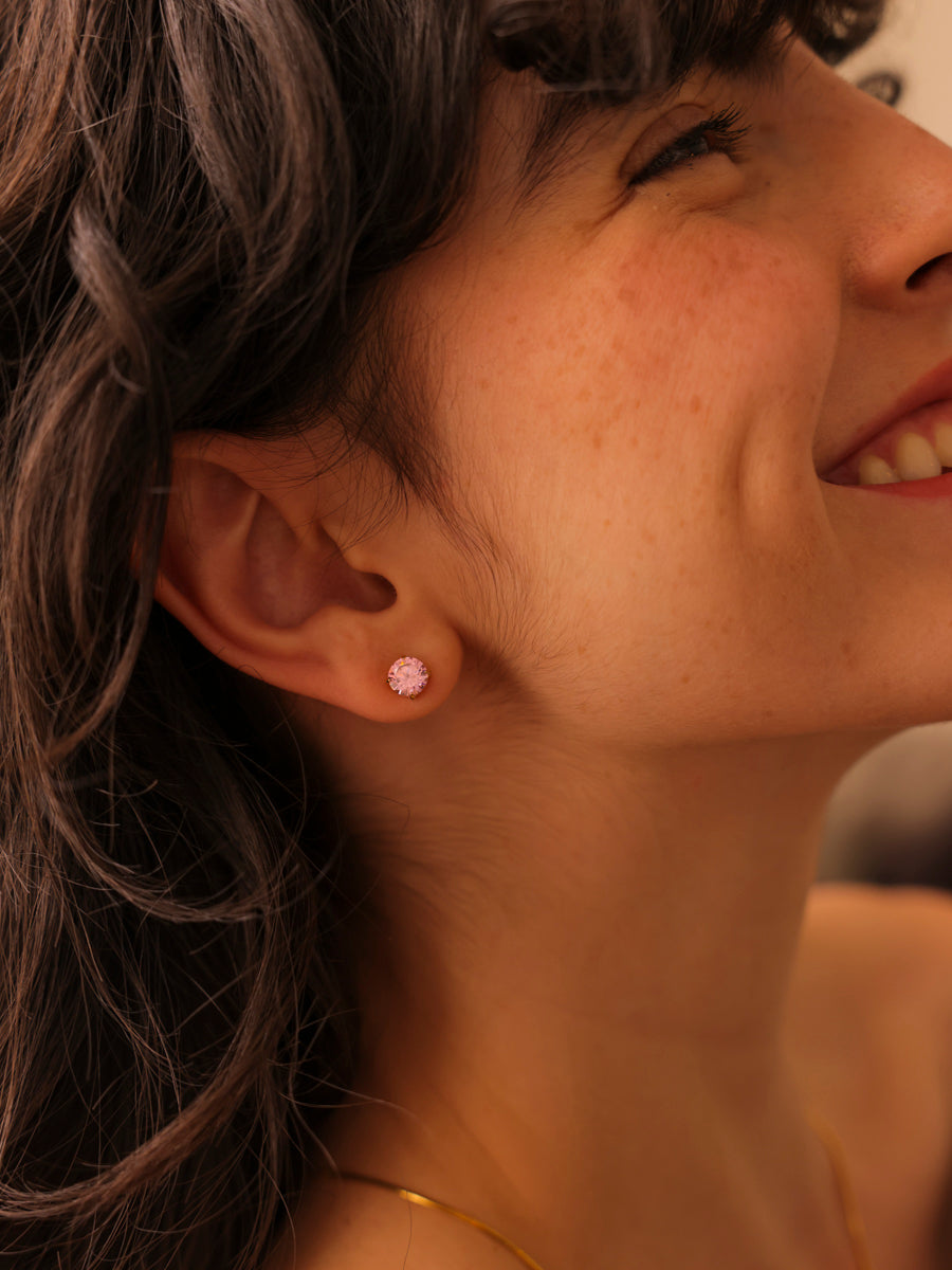 Crystal Delight Pink Stub-Ohrringe