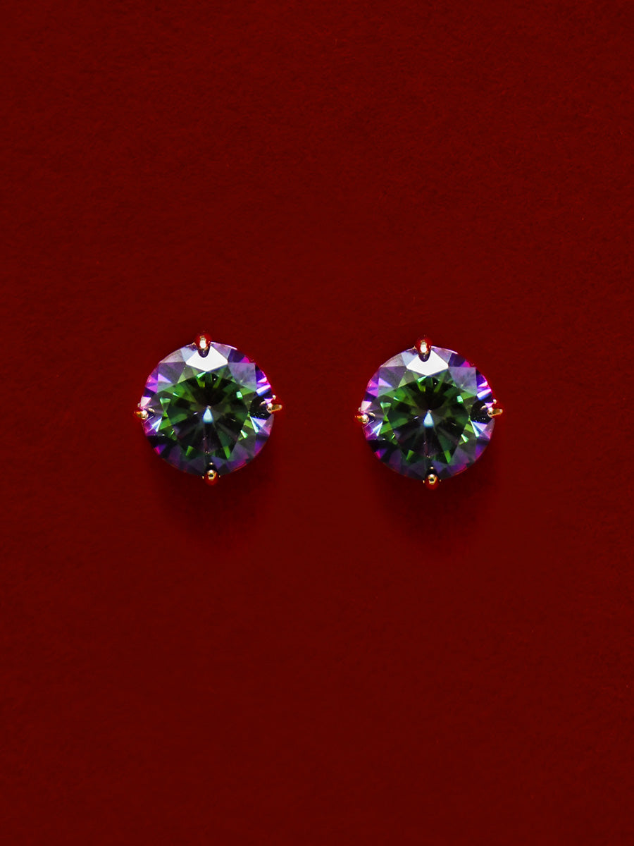 Crystal Delight Aurora Black Stub-Ohrringe