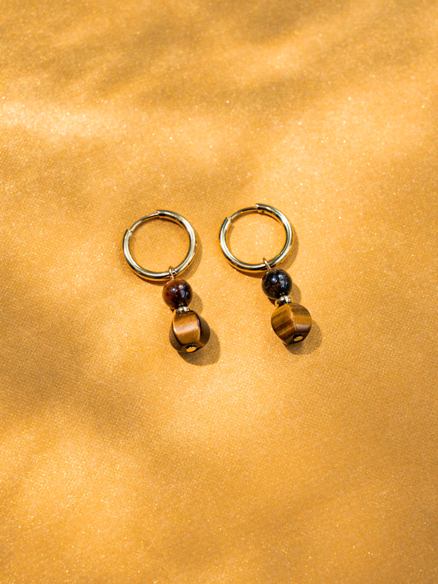 Tiger's Eye Ohrringe