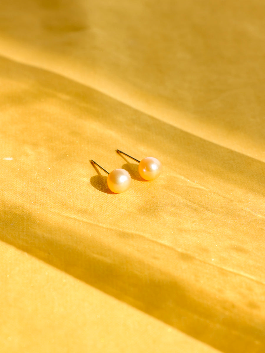 Pearl Beauty Orange Ohrringe