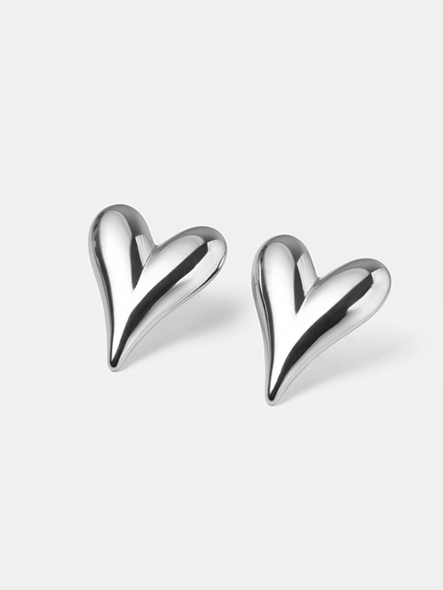 Fluffy Heart Ohrringe