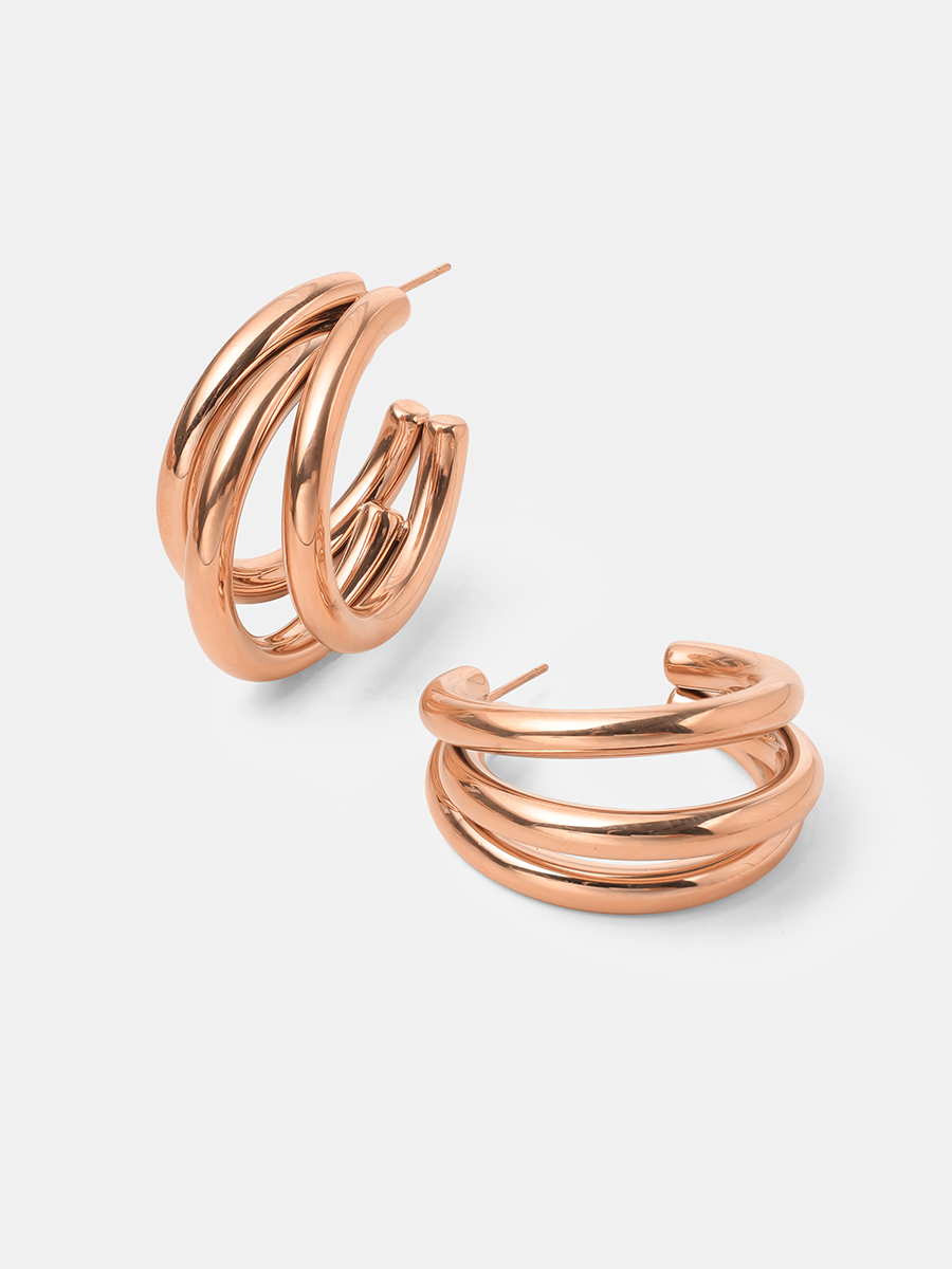 Layered Grace Large Ohrringe