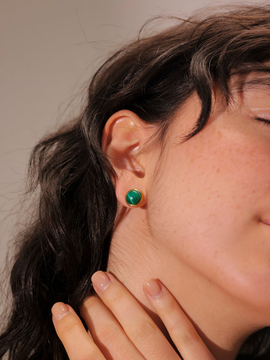 Wandering Wish Dark Green Ohrringe