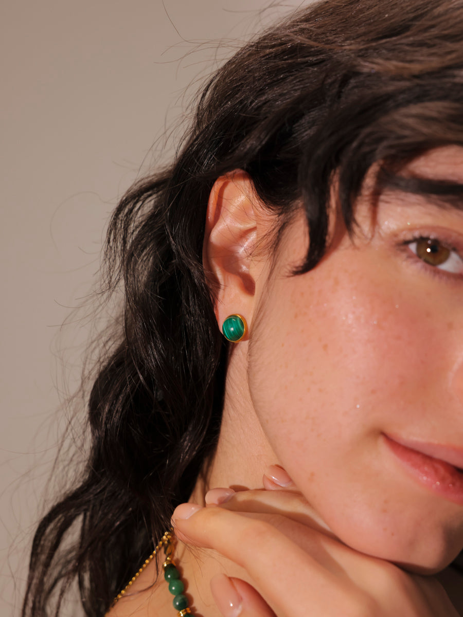 Wandering Wish Dark Green Ohrringe