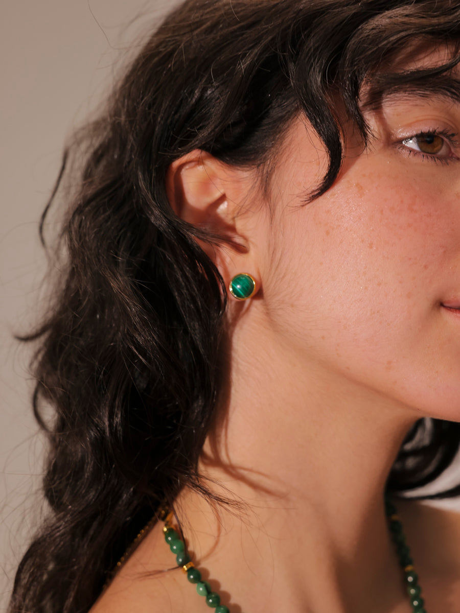 Wandering Wish Dark Green Ohrringe