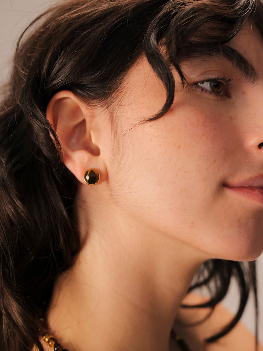 Wandering Wish Tiger's Eye Ohrringe