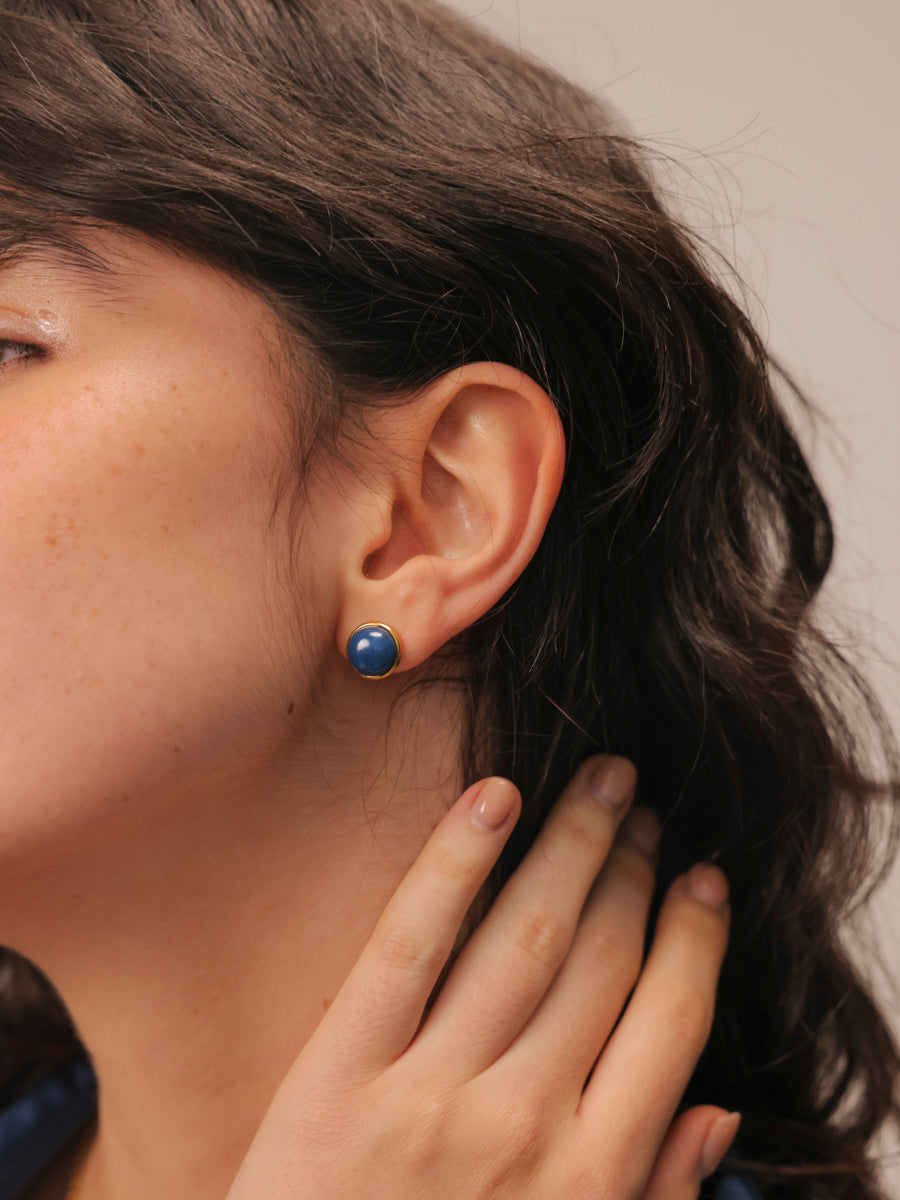 Wandering Wish Dark Blue Ohrringe