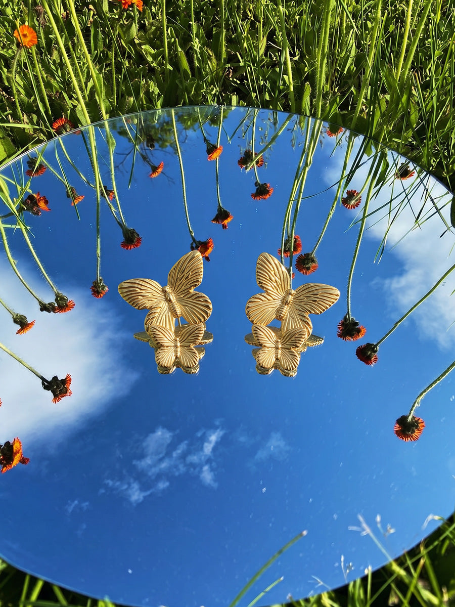 Twin Butterflies Ohrringe ICRUSH