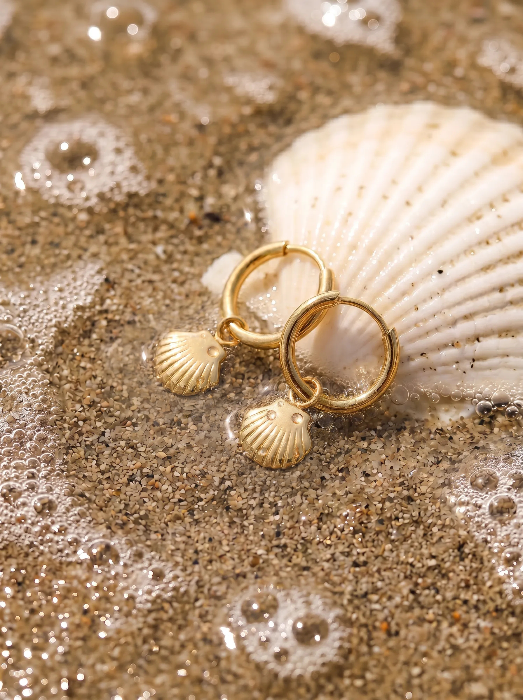 Sunlit Shell Ohrringe ICRUSH