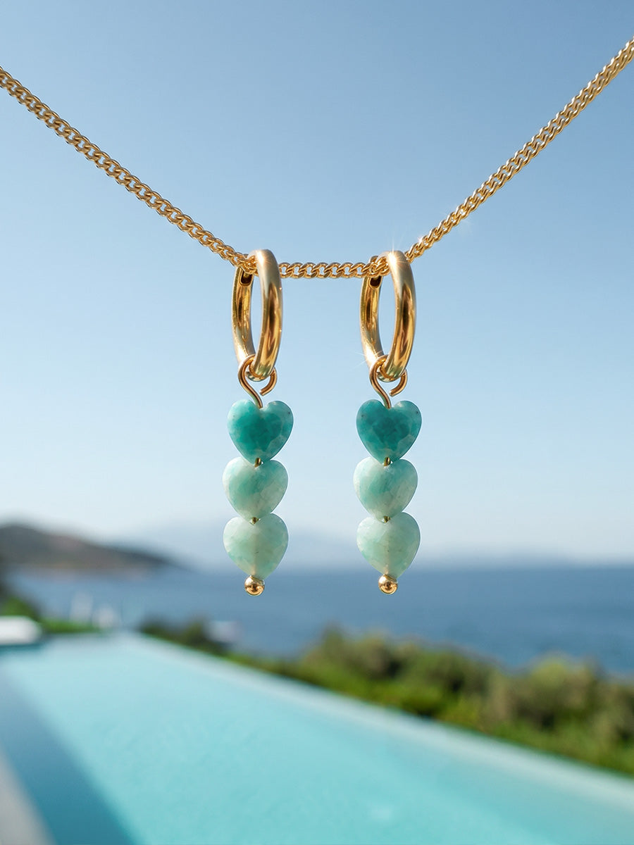 Love Droplets Sea Green Ohrringe ICRUSH