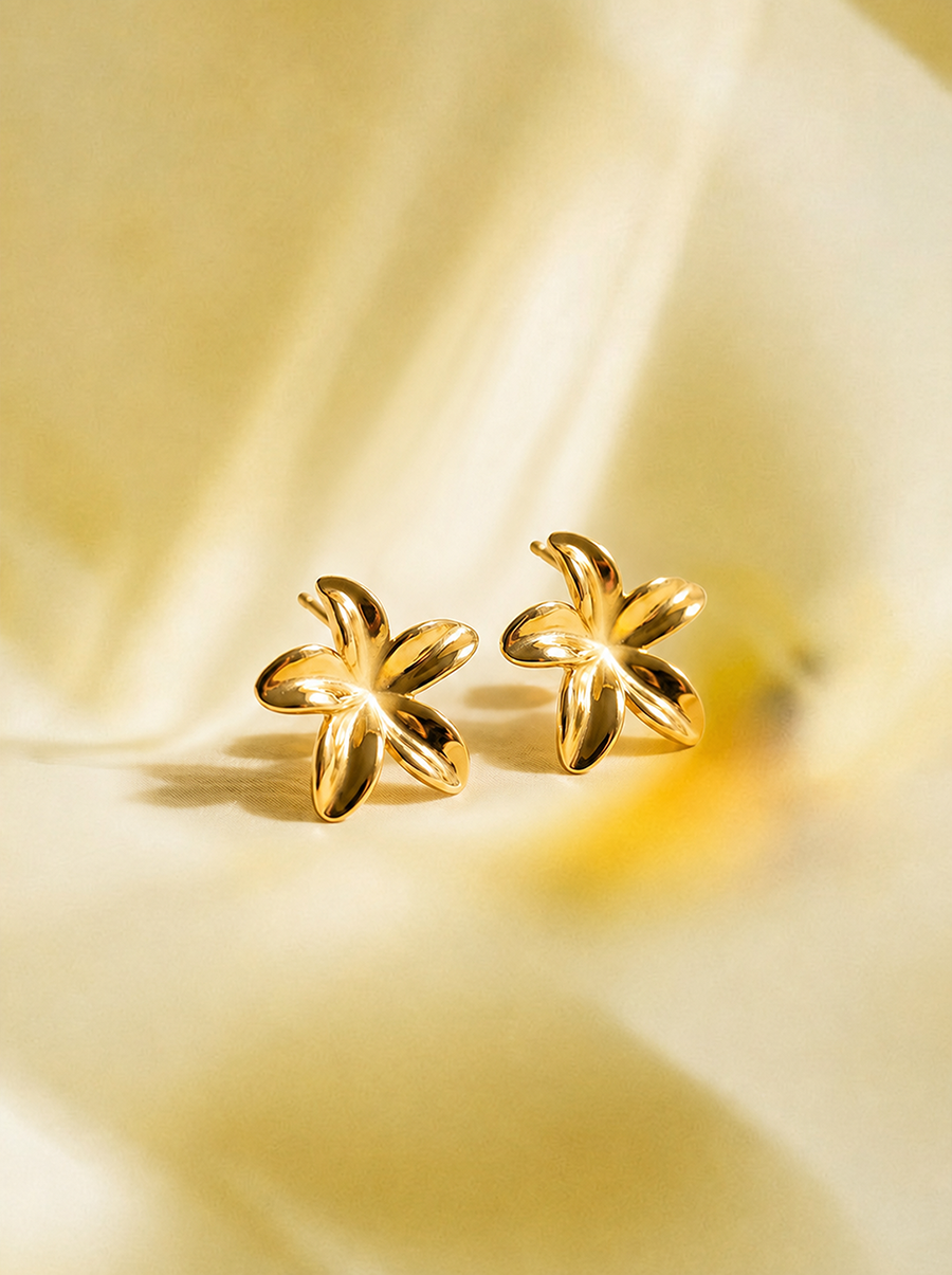 Plumeria Ohrringe ICRUSH