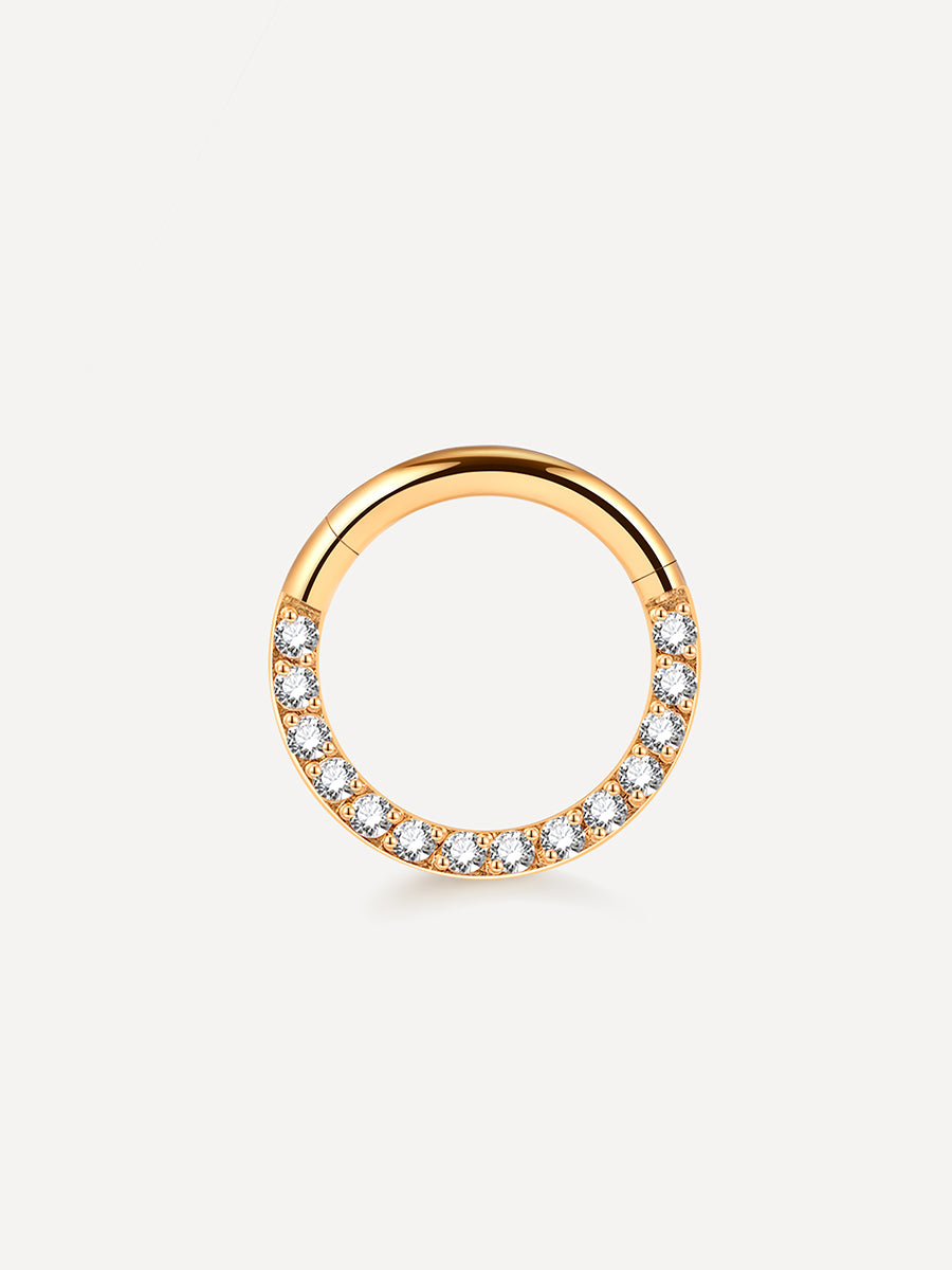Single Glow Titan Piercing Gold - 10