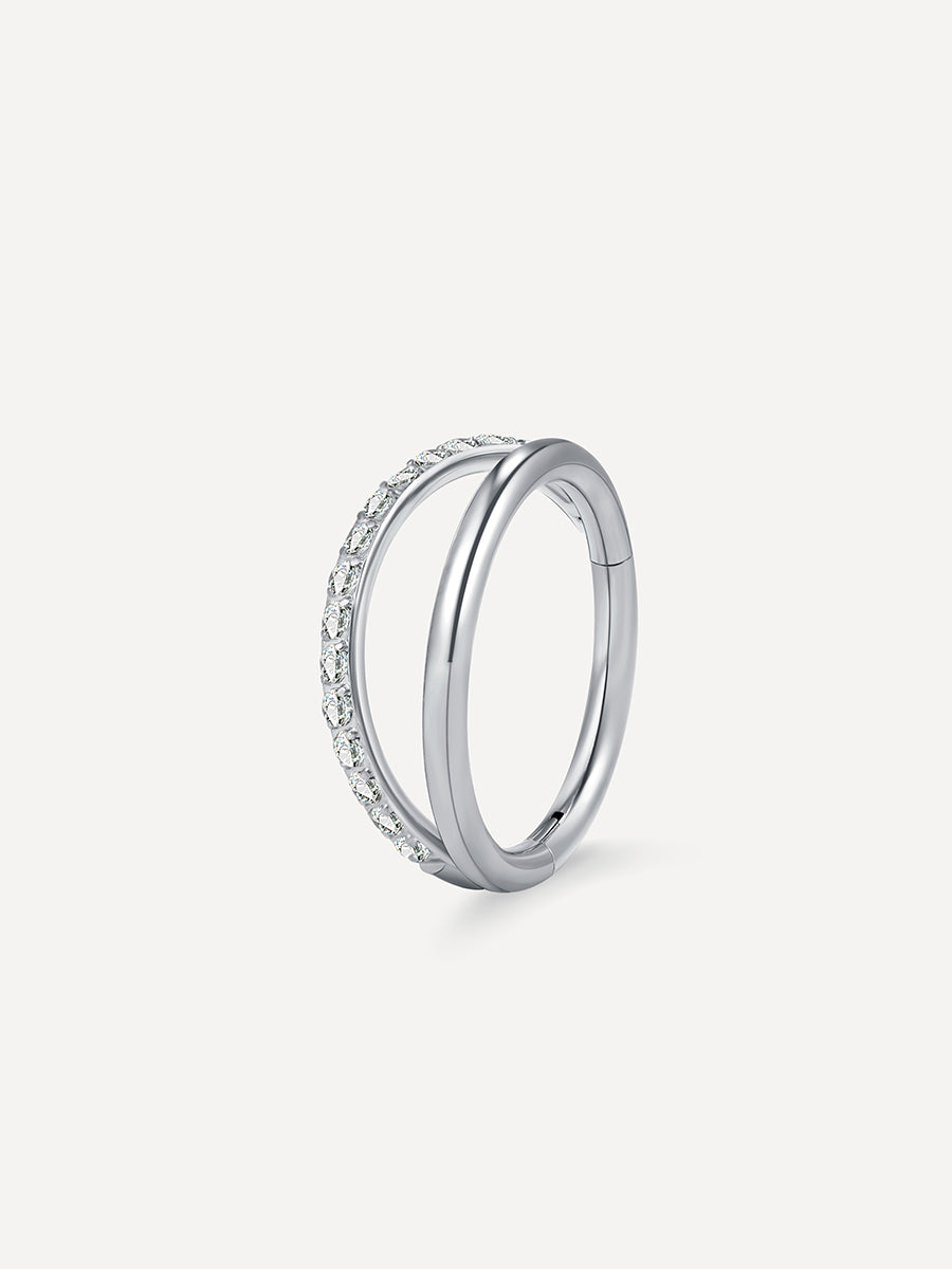 Simple Shine Titan Piercing Silber - 10