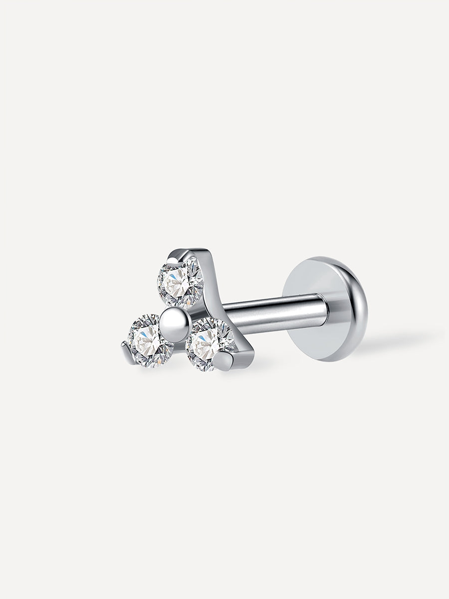 Trio Spark Titan Piercing Silber - 8