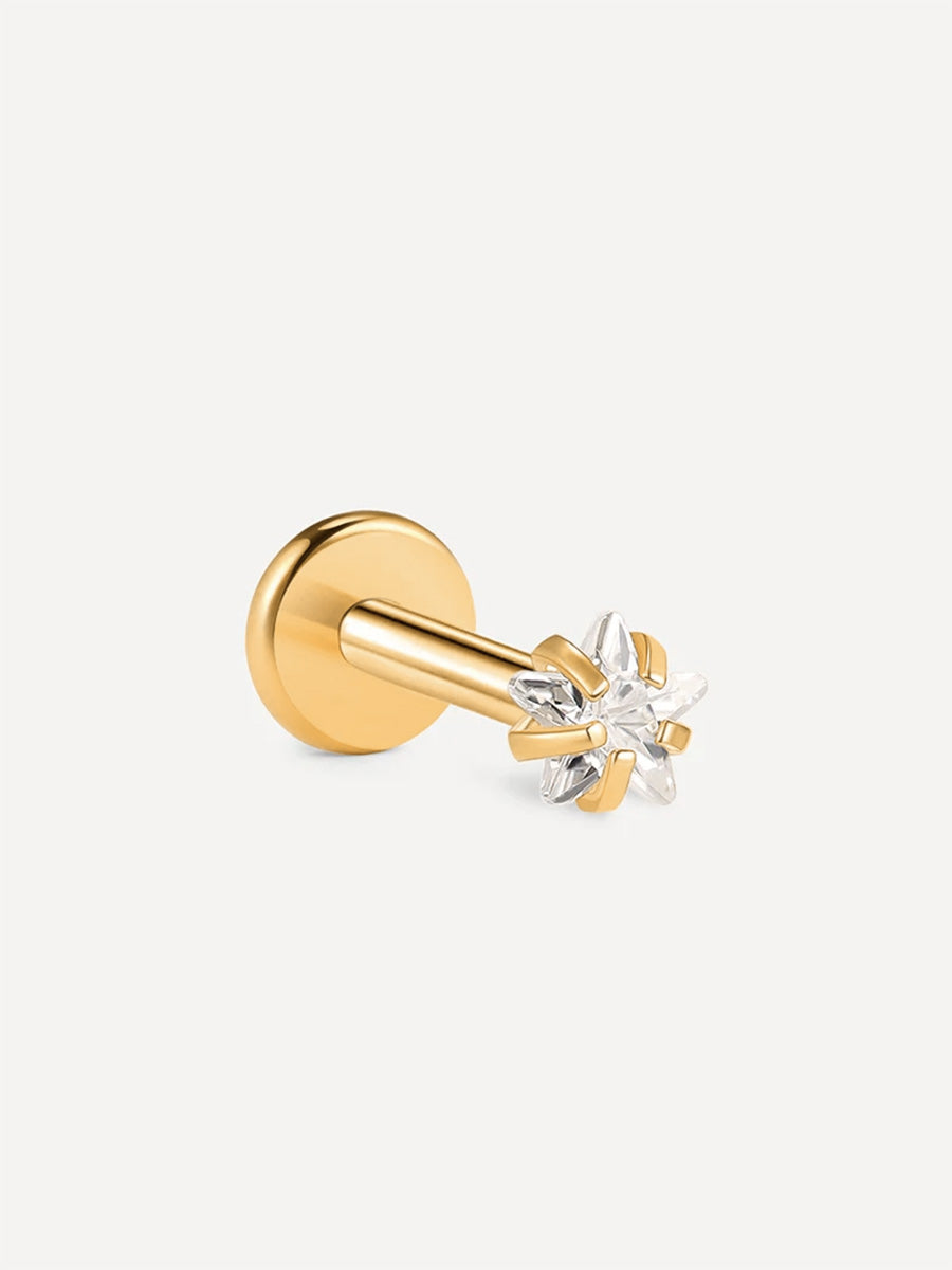 Celestial Solitaire Star Titan Piercing ICRUSH
