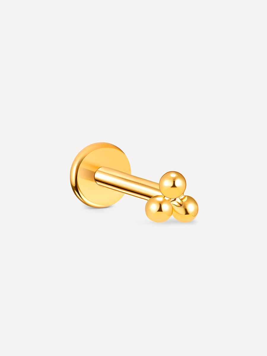 Ball Trinity Titan Piercing Gold - 10