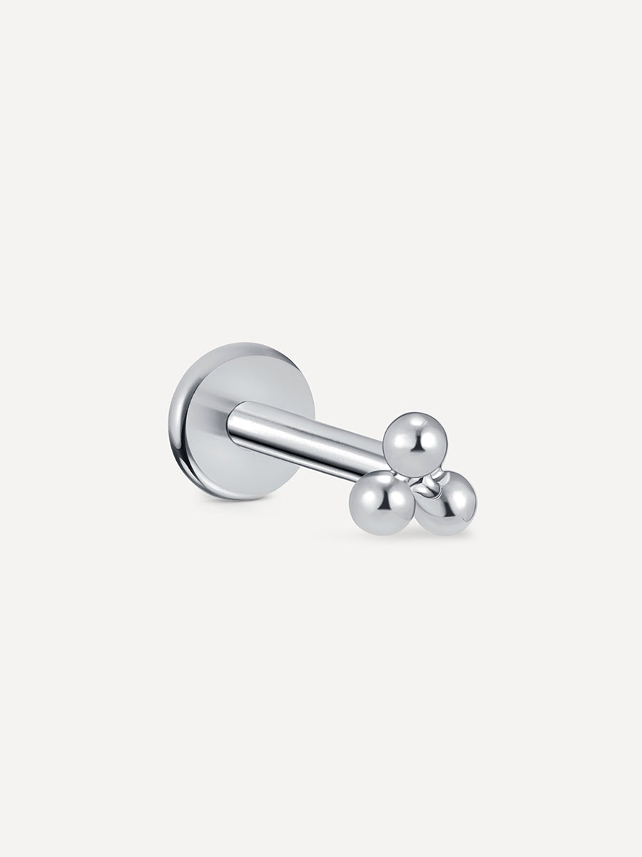 Ball Trinity Titan Piercing Silber - 8