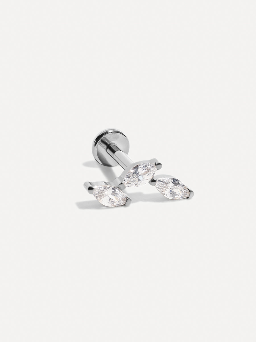 Curved Leaf Titan Piercing