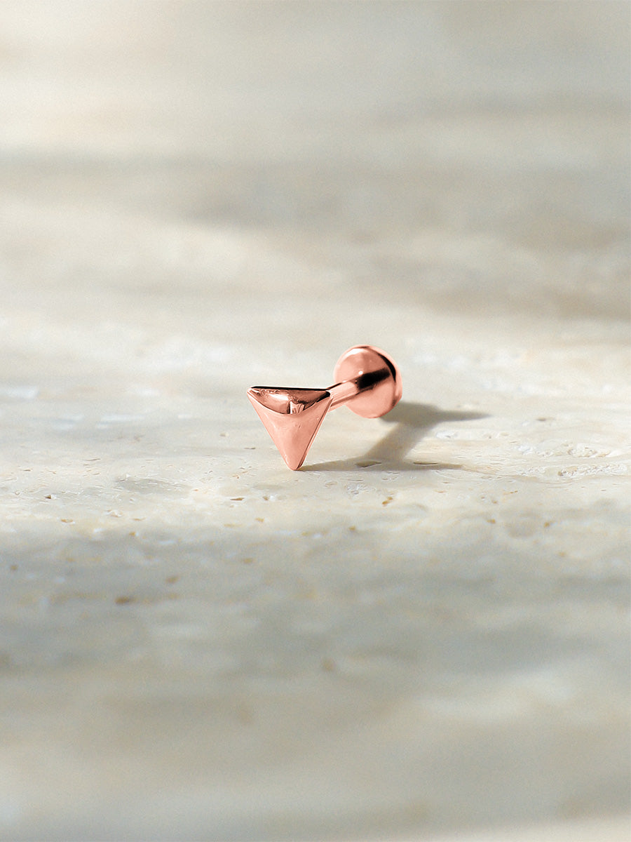Triangle Peak Titanium Piercing