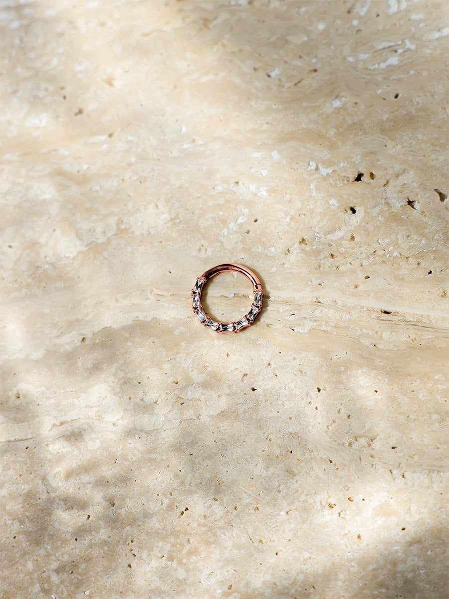 Elegant Sparkle Titanium Piercing