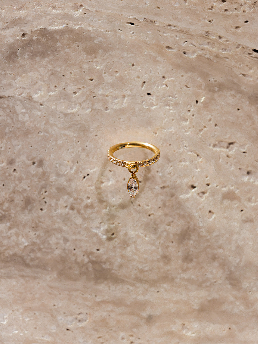 Shimmer Drop Titan Piercing