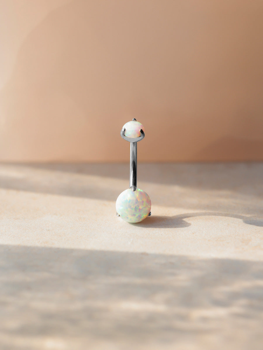 Stellar Whisper White Titan Bauchnabelpiercing