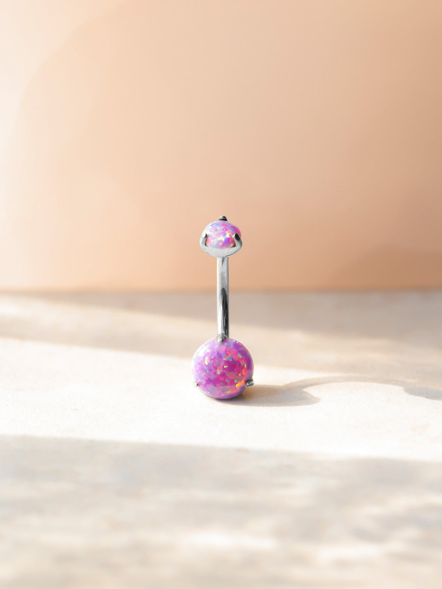 Stellar Whisper Purple Titan Bauchnabelpiercing